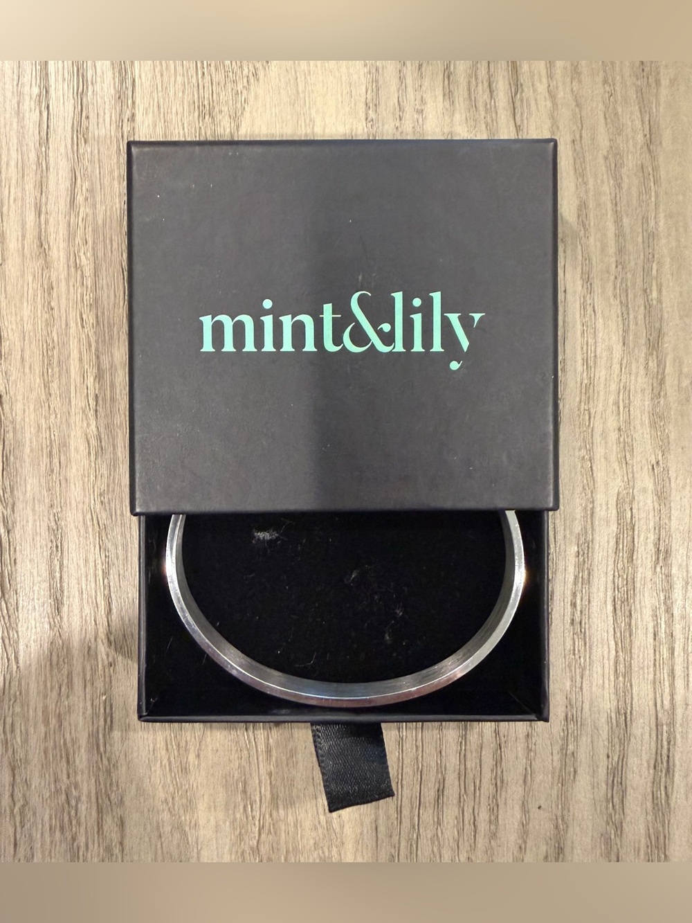 Mint&Lily Silver Cuff Bracelet "Kind Heart, Fierce Mind, Brave Spirit